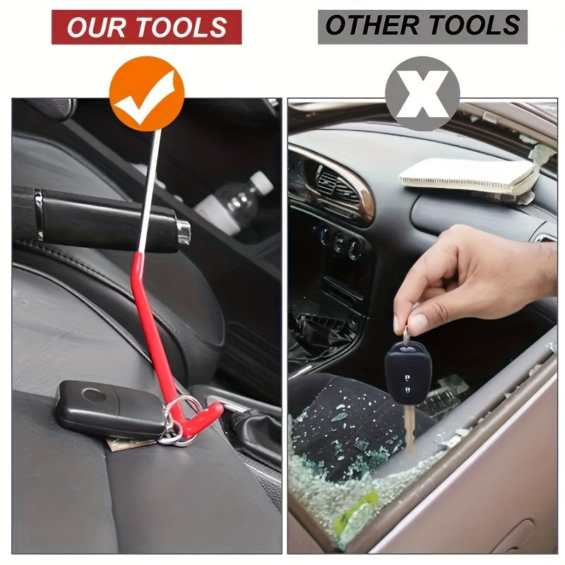 Portable tire repair and car tool kit for professional automotive emergencies.