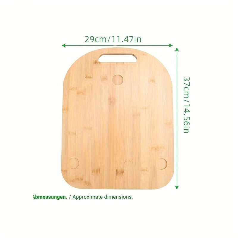 Bamboo wood food processor mobile pad for the kitchen, featuring a smooth sliding wooden base for easy and fast movement of your food processor. This rolling plate accessory is perfect for food processing machines.