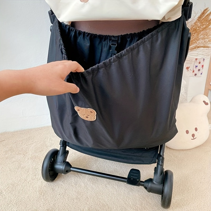 Portable Parent Bag with Waterproof Nylon Fabric, Bottle Storage, and Dimensions of 70x45cm