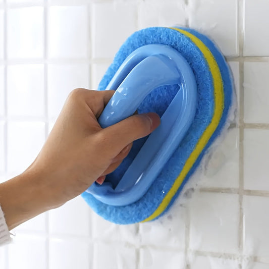 Effortlessly clean your kitchen and bathroom surfaces with the Magic Sponge - Non-Electric, perfect for glass, walls, toilets, and ceramics.