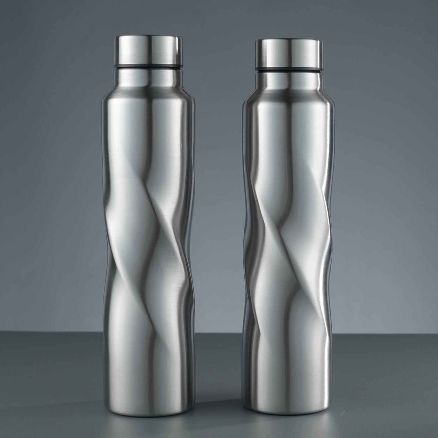 1000ML Stainless Steel Water Bottle - Large Capacity Sports Flask, Lightweight, PVC Free, Hand Wash Only, No Insulation