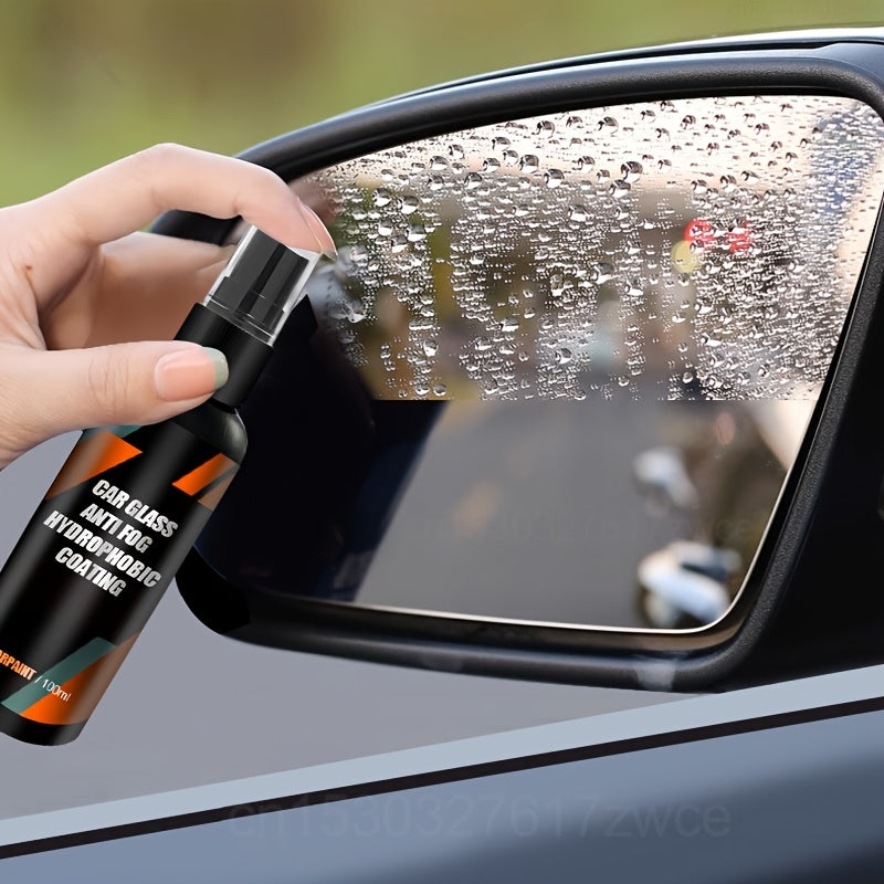 Polishing Abrasive Water Repellent Spray for Car Glass with Hydrophobic Anti-Rain Coating