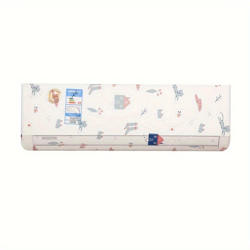 Add a touch of fun to your living space with this Hanging Air Conditioner Dust Cover Set. Featuring a cute cartoon pattern, this decorative room accessory is perfect for your home, kitchen, or bedroom. The washable protective guard is moisture and dust