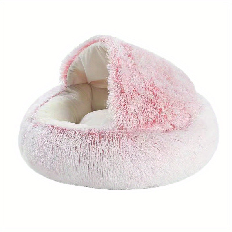 Soft, warm, and comfortable cat bed with modern design, suitable for all seasons, perfect for cats and small pets.