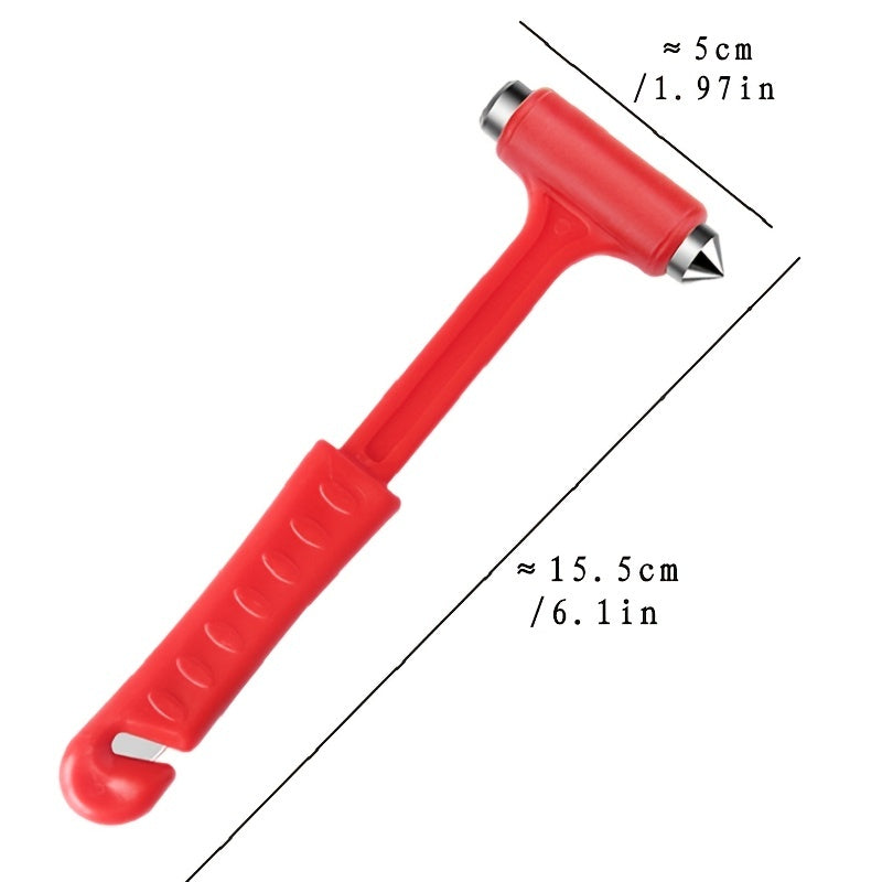 Оставайтесь в безопасности с 1-им многофункциональным аварийным молотком - разбивайте окна в экстренных ситуациях!