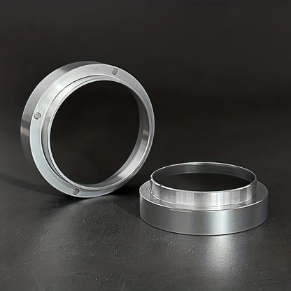 Practical and user-friendly Magnetic Aluminum Coffee Ring Concentrated Coffee Funnel in 51/53/58mm sizes.