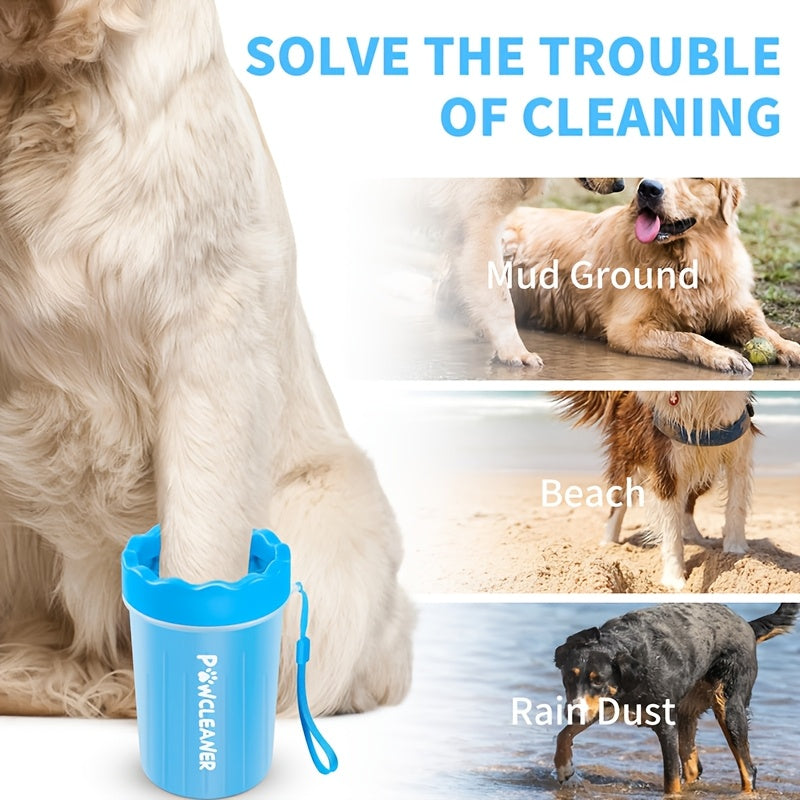 PetPaw Cleaning Brush for Dogs is an easy-to-use, uncharged manual paw cleaner ideal for maintaining pet hygiene and clean paw pads.