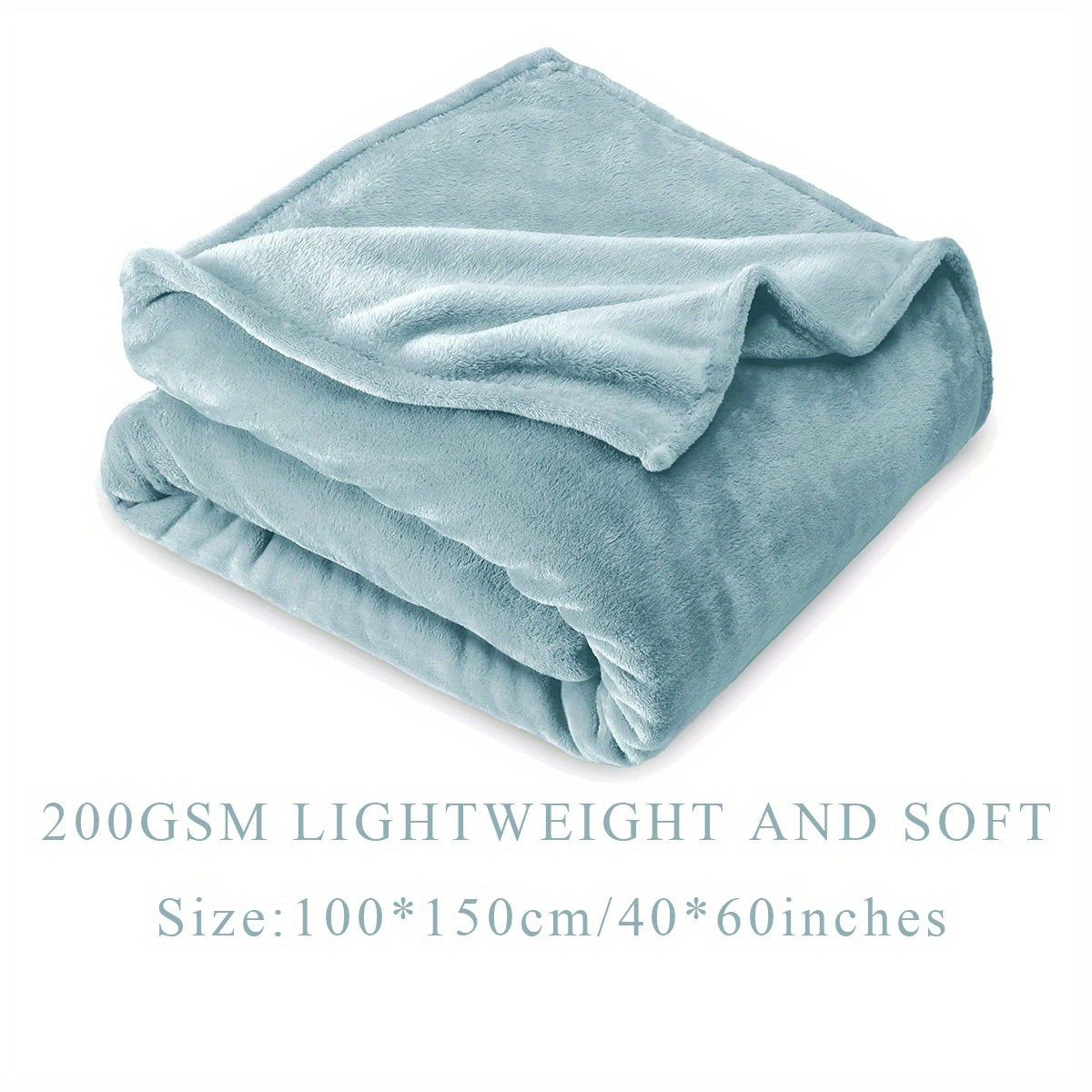 Solid Flannel Blanket, 200G, 1 piece