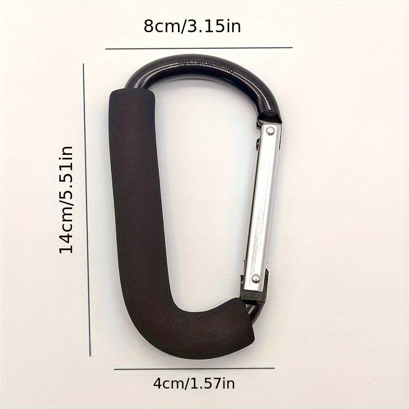 Stroller Hook in Black for Easy Travel, Perfect for Hanging Items