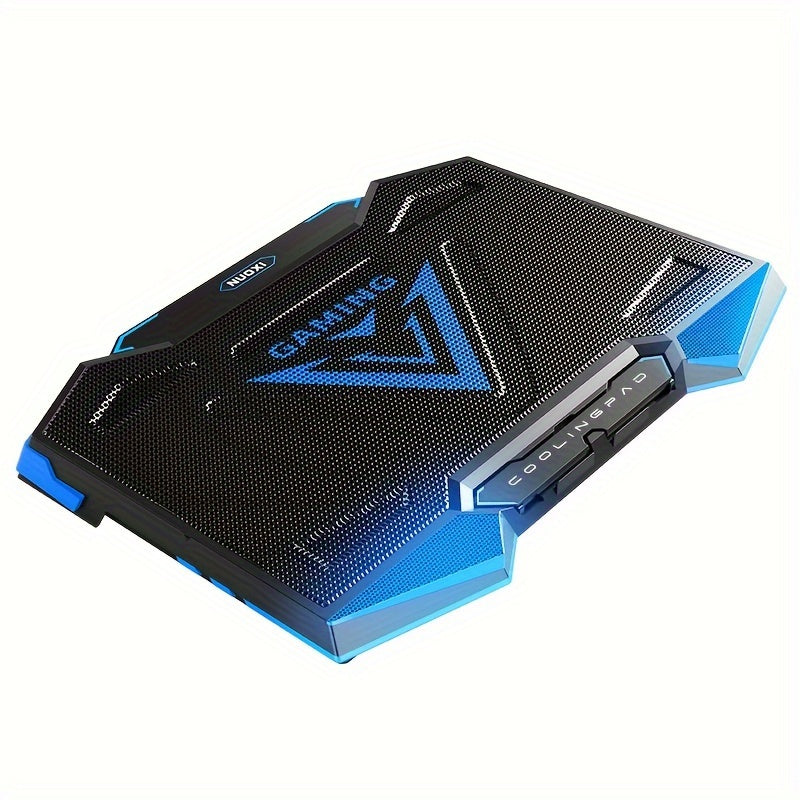 43.18 cm Gaming Laptop Cooler with Six Fans, LED Screen, Two USB Ports, Portable Cooling Pad and Stand 45.72 cm.