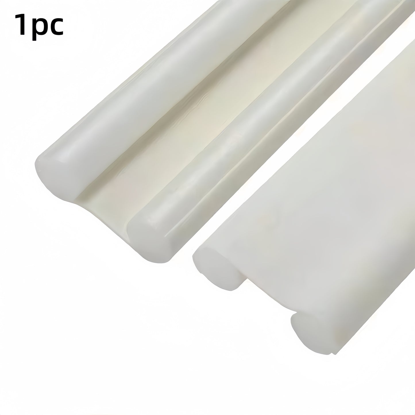 1pc Durable Fabric Door Seal Strip in White, Black, or Brown - Soundproof, Wind & Dust-Proof with Textured Surface for Enhanced Grip.