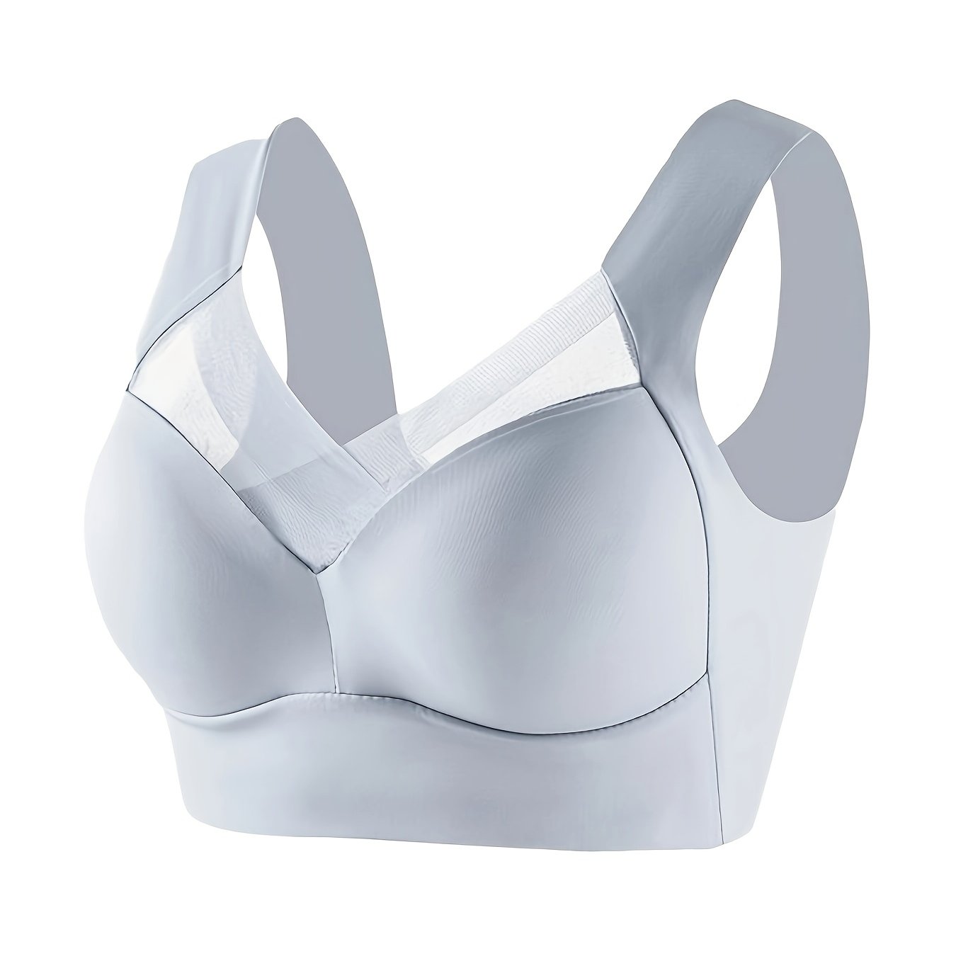 Esselegance 1pc Sports Bra with side breast control, push up, and high elasticity, no steel ring.