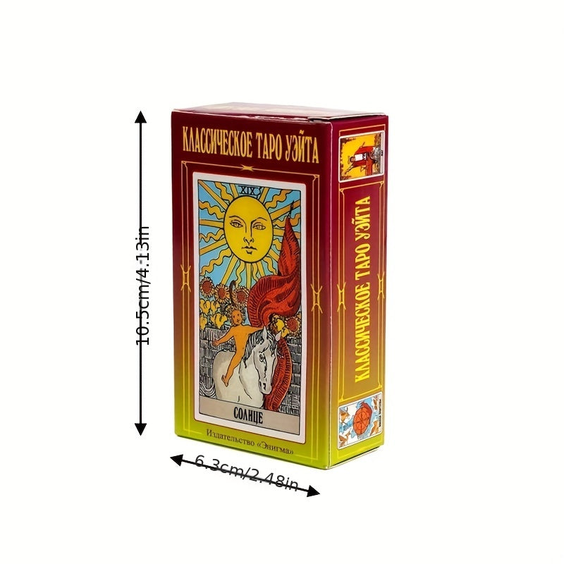 Large Rider Waite Tarot Cards for Beginner & Advanced Strategy Players