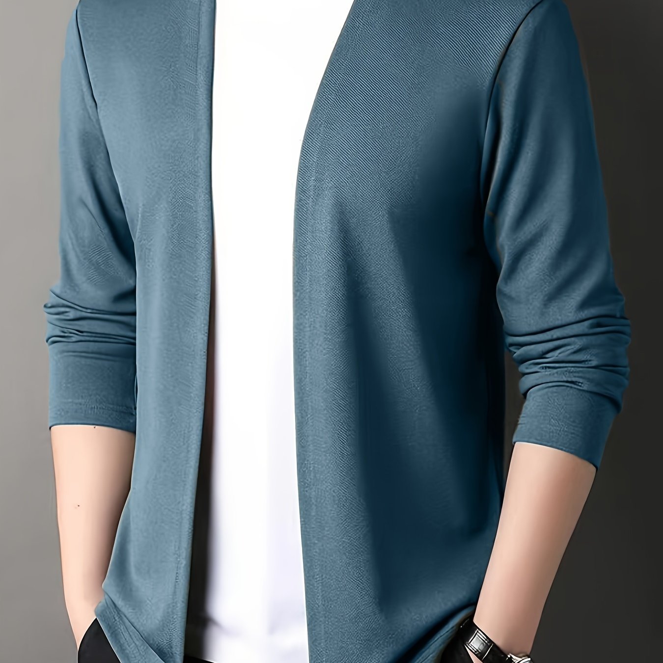 Men's Casual Knitted Cardigan for Outdoor Activities