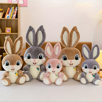 1pc Cute Bunny Plush Toy - perfect gift for Easter, friends, and family