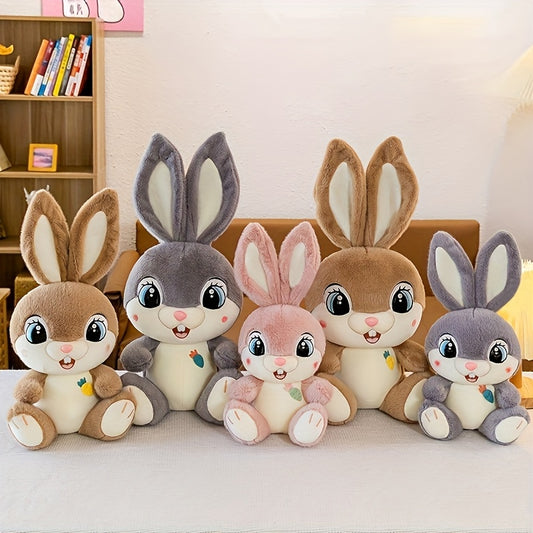 1pc Cute Bunny Plush Toy - perfect gift for Easter, friends, and family