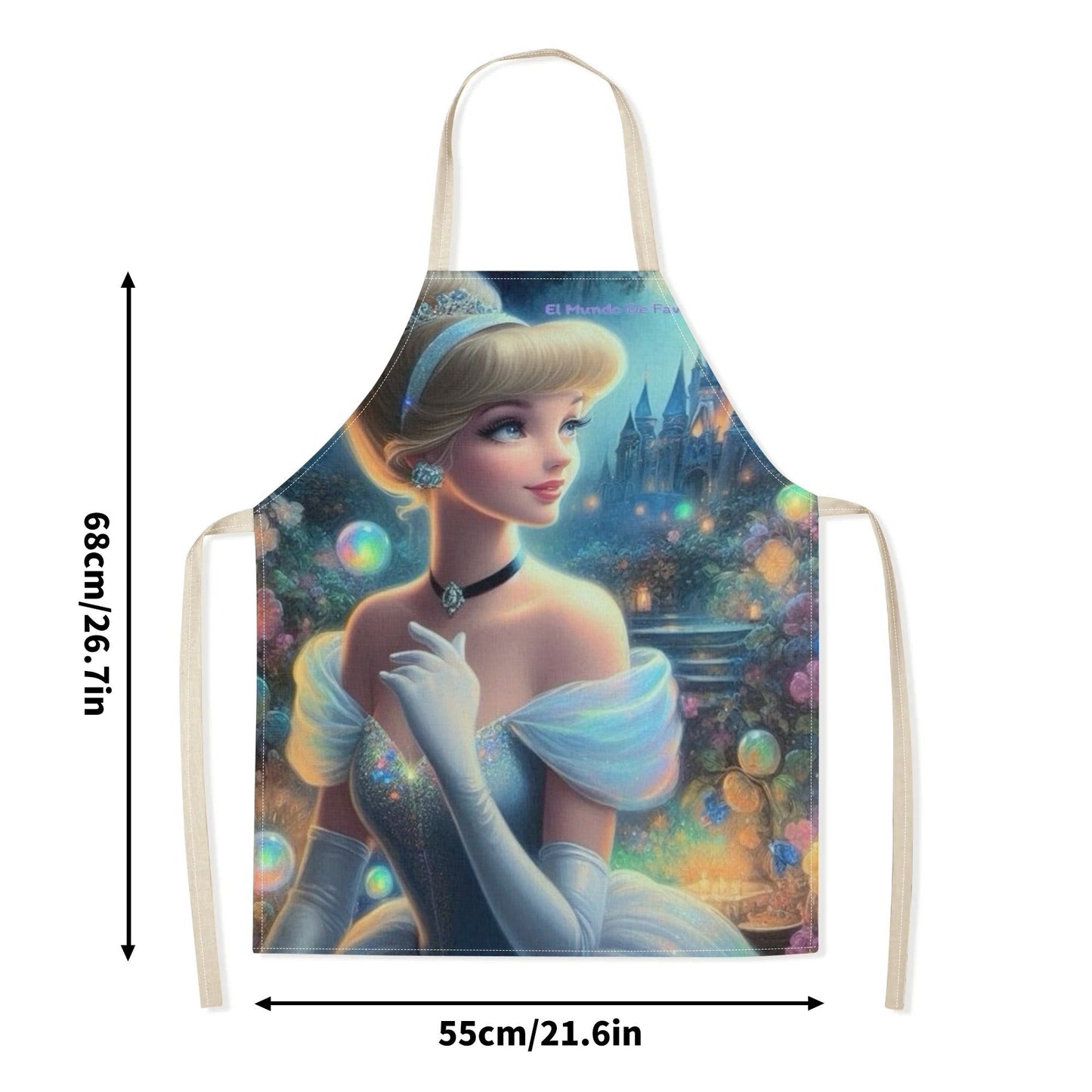 Disney has licensed a chic waterproof apron with an adorable cartoon design of Princess Elsa. This apron is beautiful, trendy, and uncomplicated, perfect for use in hotels, supermarkets, restaurants, fruit shops, milk tea stalls, and homes in general.