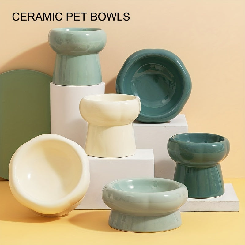 Enhanced Ceramic Pet Bowls for Hydration and Feeding!