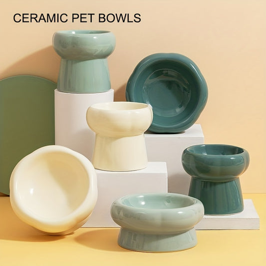 Enhanced Ceramic Pet Bowls for Hydration and Feeding!