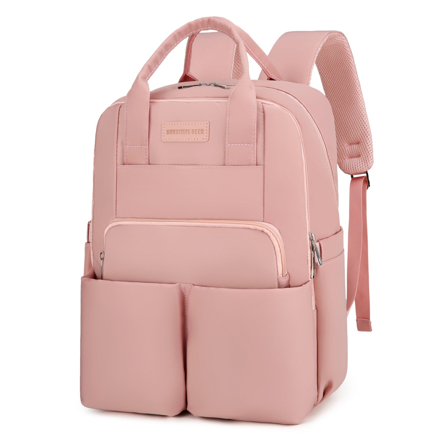 Stay dry with the Lamroro Waterproof Diaper Backpack - a roomy and tough bag perfect for boys and girls. Great for travel and all your maternity essentials, made with durable polyester and convenient pockets.