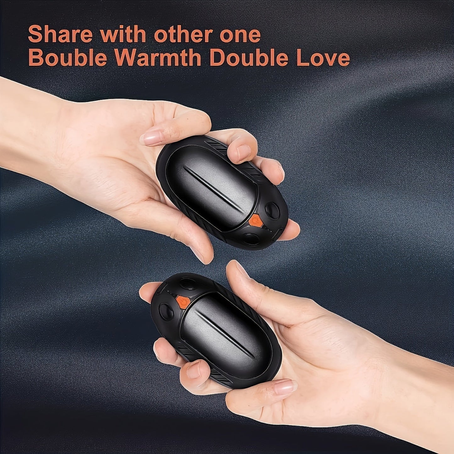 Get two rechargeable pocket hand warmers with 12 hours of long-lasting heating. These fast-charging portable electric heaters are perfect for outdoor activities like hunting, golfing, and camping. They make a great Christmas gift and come in a sleeve