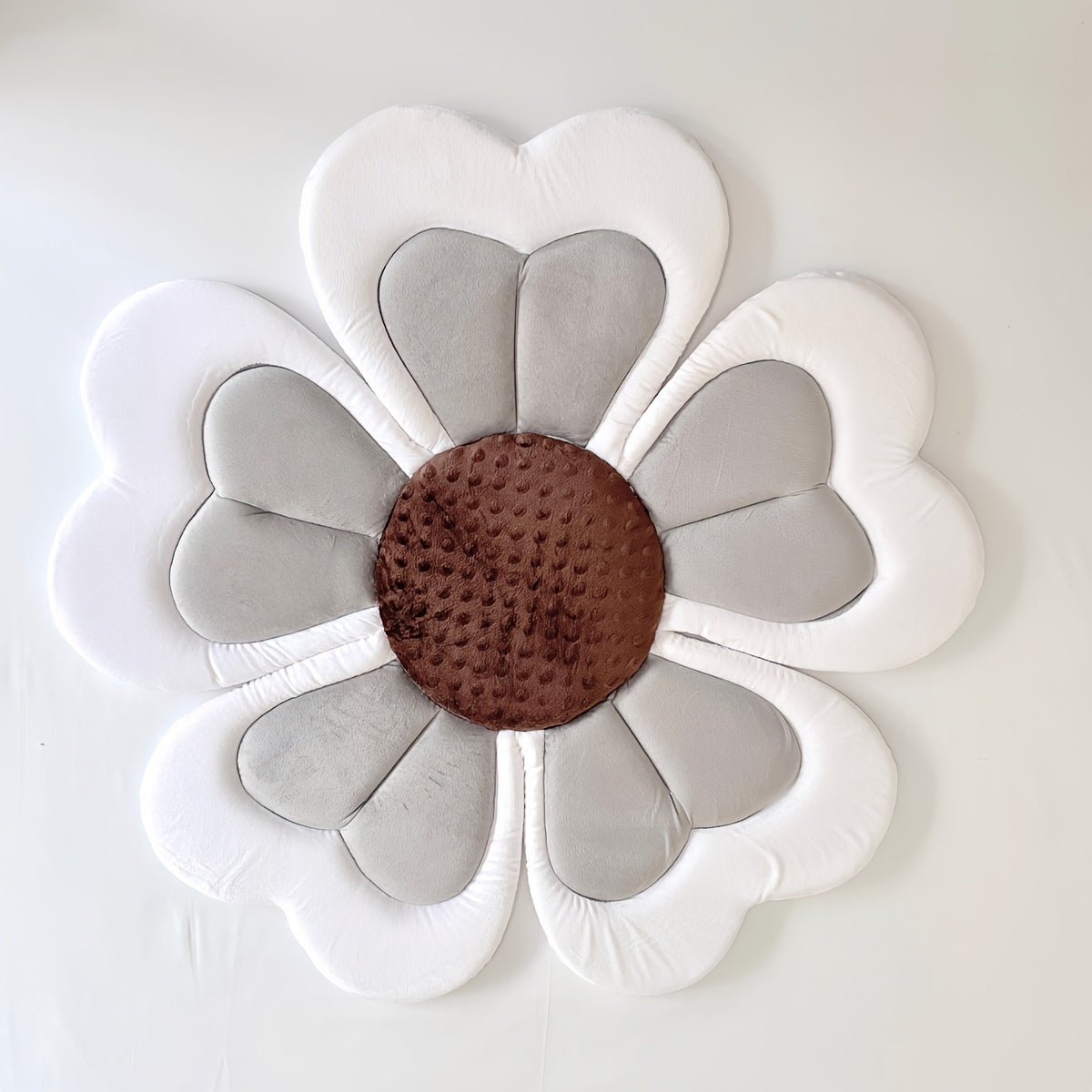 Adorable Flower Bath Mat with Multiple Functions and Comfortable Cushion