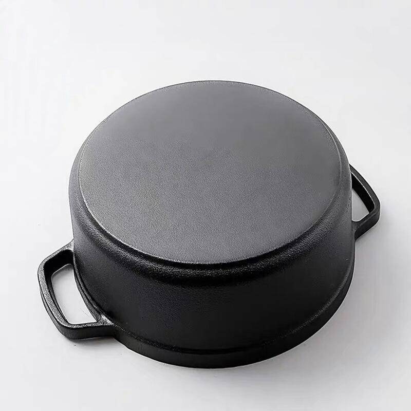 ITECHJOY's Traditional Cast Iron Stew & Soup Pot with Lid is a durable and uncoated kitchen essential for home cooking. Perfect for making stews and soups, this pot is a must-have addition to your kitchenware collection.