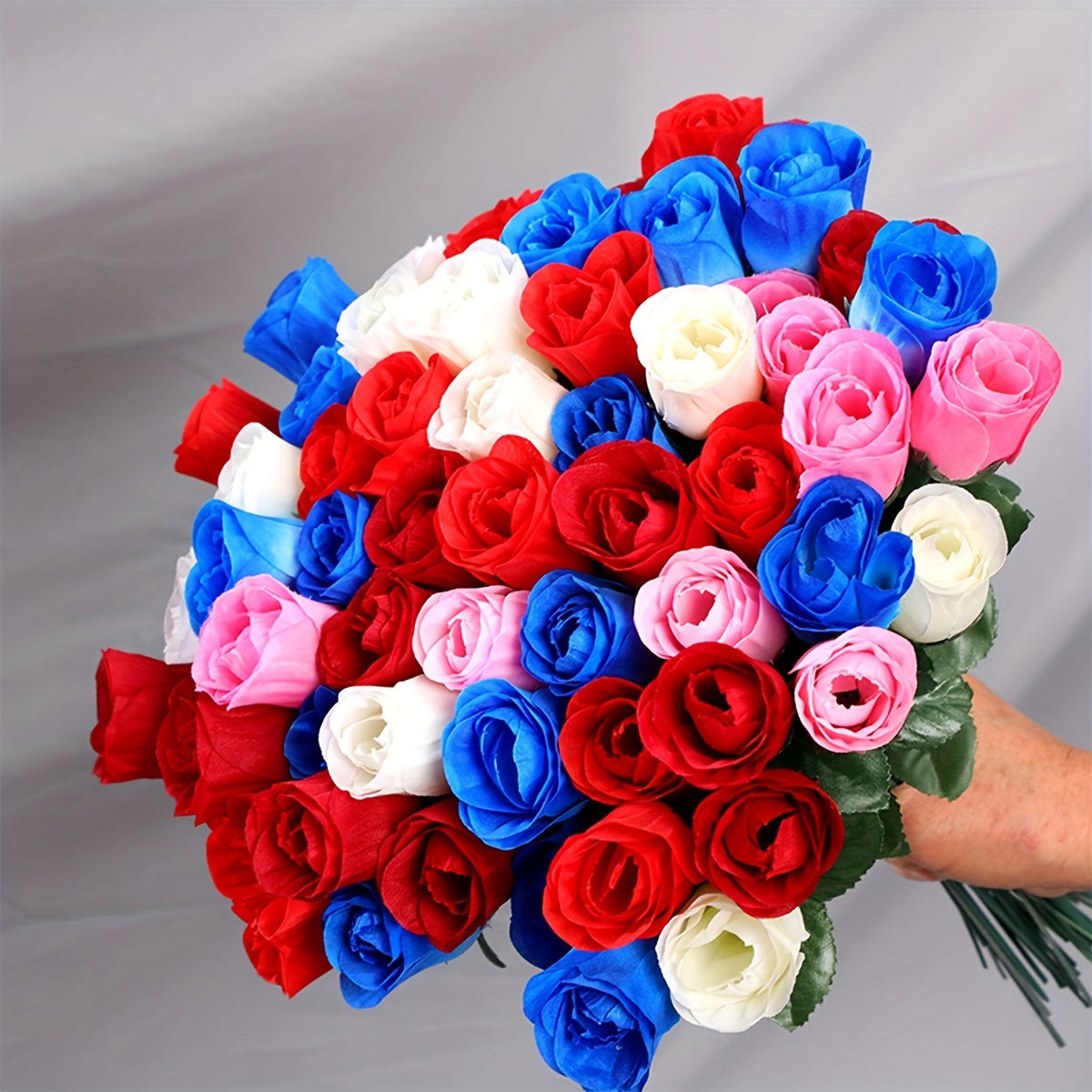 20 lifelike budding roses, 35.05cm high artificial flowers for various occasions.