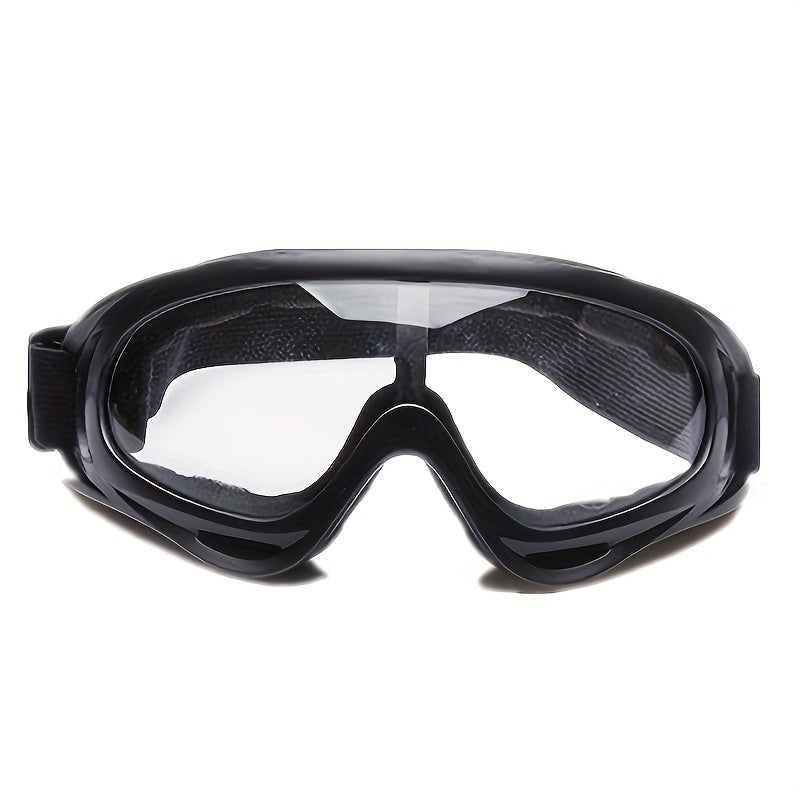 TPU Anti-Fog Windproof Goggles for Motorcycling, Cycling & Outdoor Activities, with Large Lens for Splash & Fog Protection.