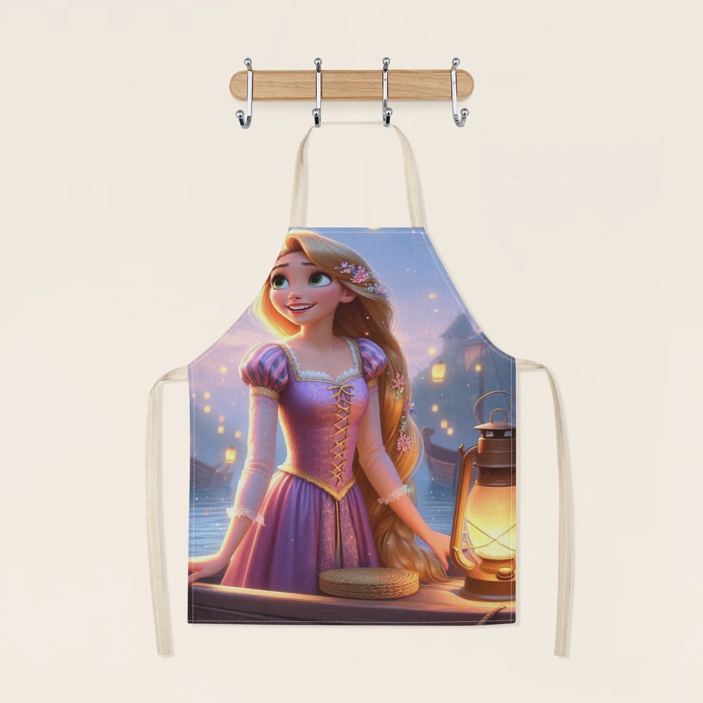 Disney has released a chic waterproof apron adorned with a charming cartoon design of Princess Elsa. This apron is not only beautiful and fashionable but also simple, making it perfect for use in hotels, supermarkets, restaurants, fruit shops, milk tea