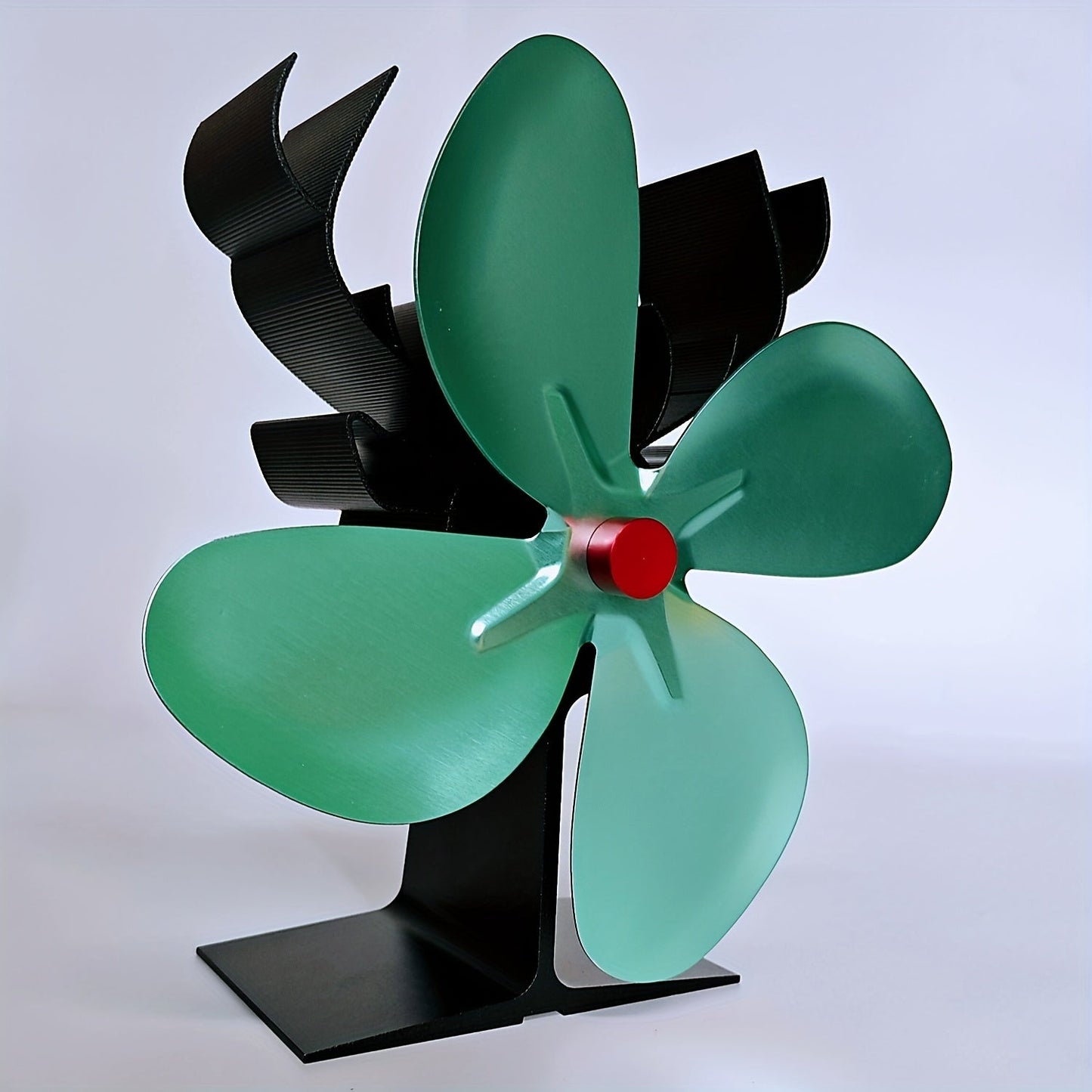 One-piece Deer Shaped Fireplace Fan, Wood Stove Fan - No Electricity Required. Thermoelectric Fan Ideal for Home, Hotel, Guest Room, Outdoor Travel, Camping Tent. Perfect Gift for Thanksgiving, Halloween, Christmas. Essential Fall and Winter Accessory.