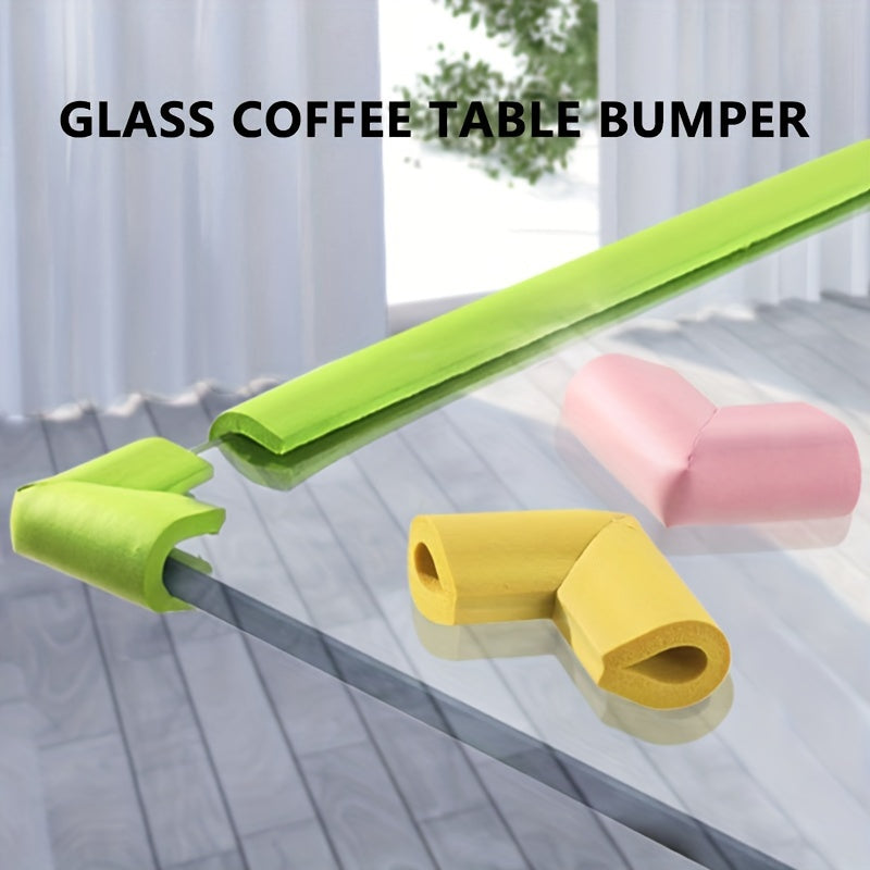 Protect your children with this set of 10 protective corners for glass coffee and tea tables. These soft, anti-bump corners will keep your little ones safe from harm.