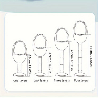 Height-adjustable portable family urinals.