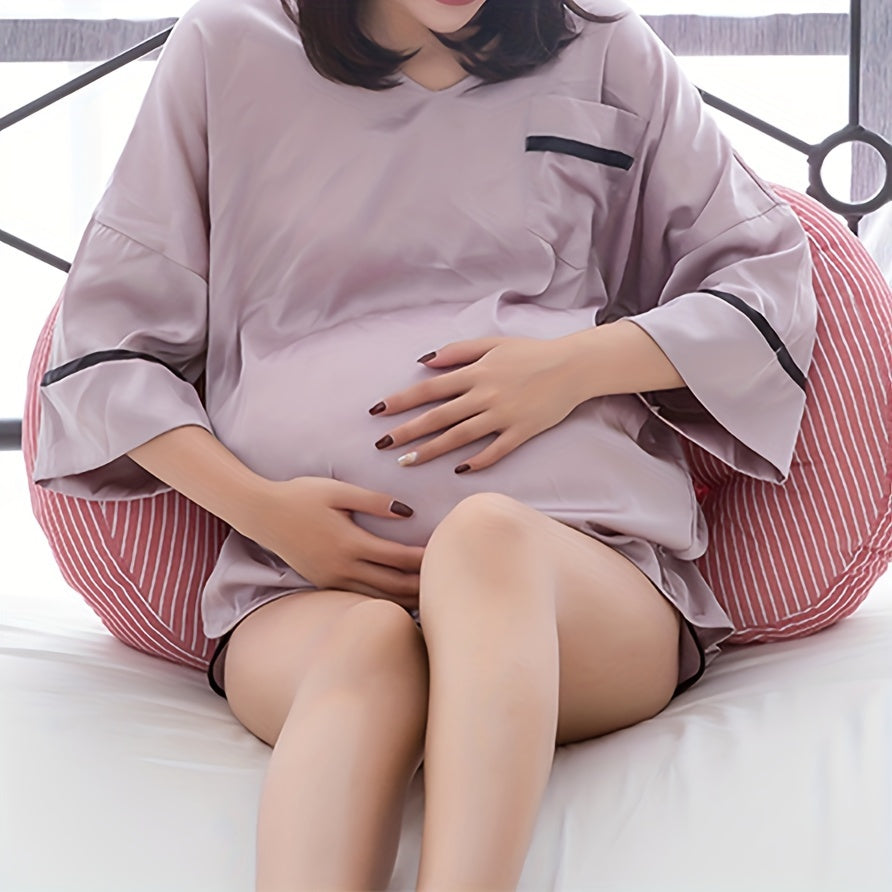 Pregnant Woman Hip Pillow with Lumbar Support, Side Lying Abdominal Pillow, and Multi-functional Lumbar Pillow for Comfort