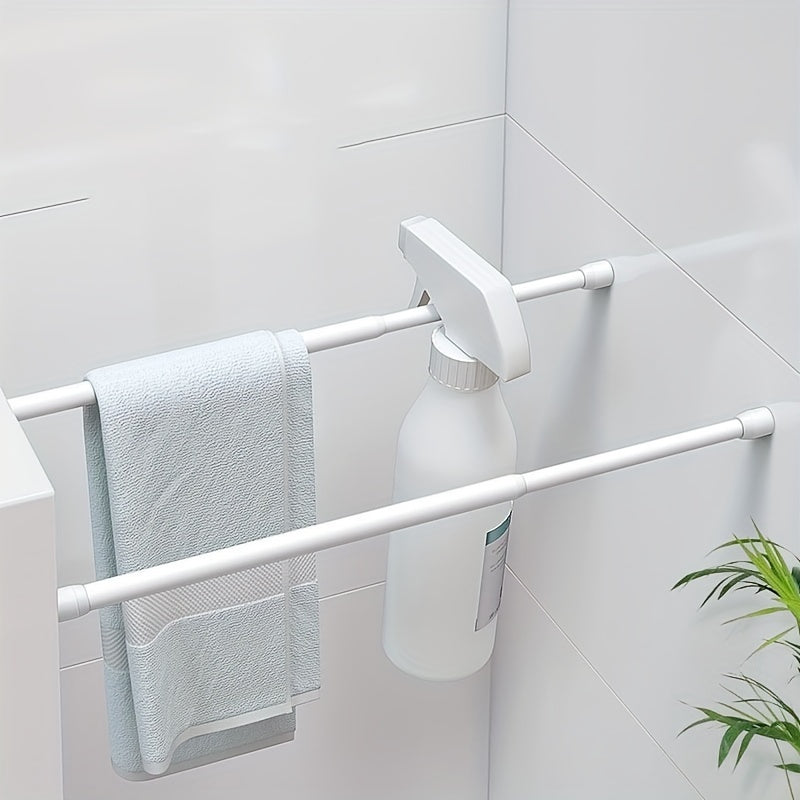 Versatile retractable curtain rod for various uses