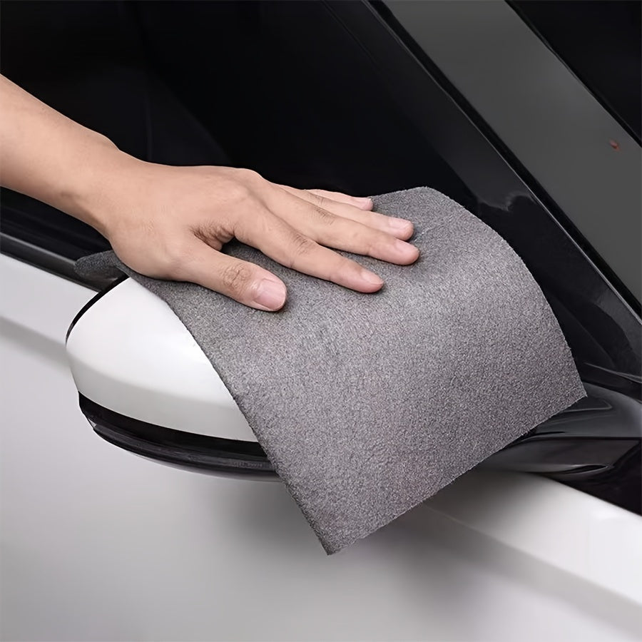 Magic Microfiber Cleaning Cloth for Glass Windows, Mirrors, Car, Dishes - Scratch-Free, Watermark-Free, Strong Absorbent, No Shedding - Ideal Home Kitchen Cleaning Tool - Reusable, Super Fine Fiber, Non-Woven Material - Suitable for use on PVC, Real