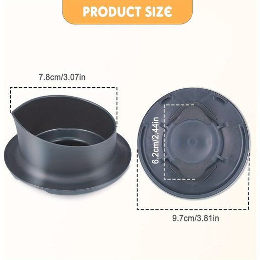 Stay dry with the Thermomix Water-Blocking Measuring Cup for TM6 and TM5 models. This heat-resistant plastic cooking measuring cup comes with a scale, detaches easily, and is compatible with TM6/TM5 replacement accessories.