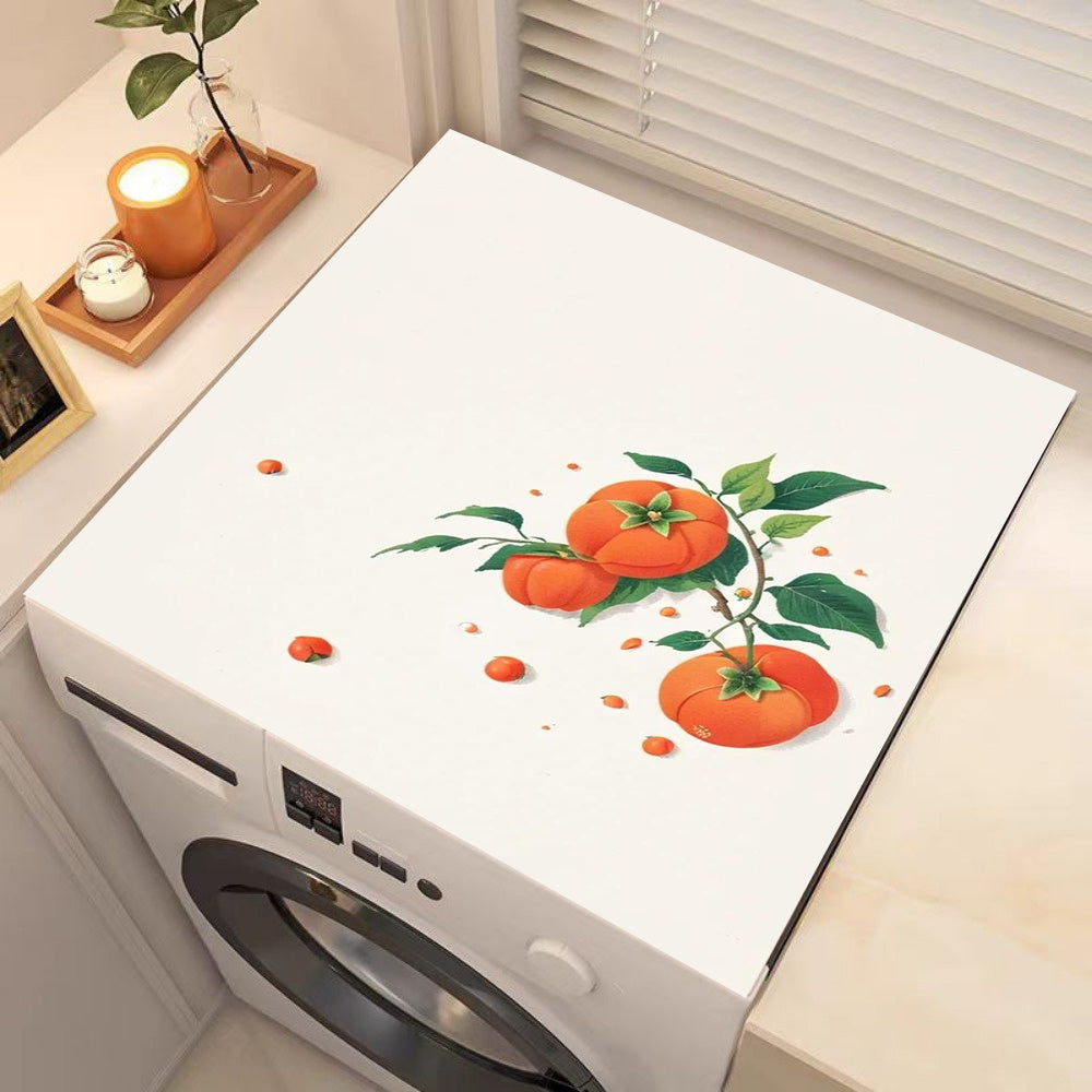 Protect your roller washing machine with this waterproof and dustproof cover. Made of easy-to-clean polyester, this protective pad is perfect for your kitchen or dining room.