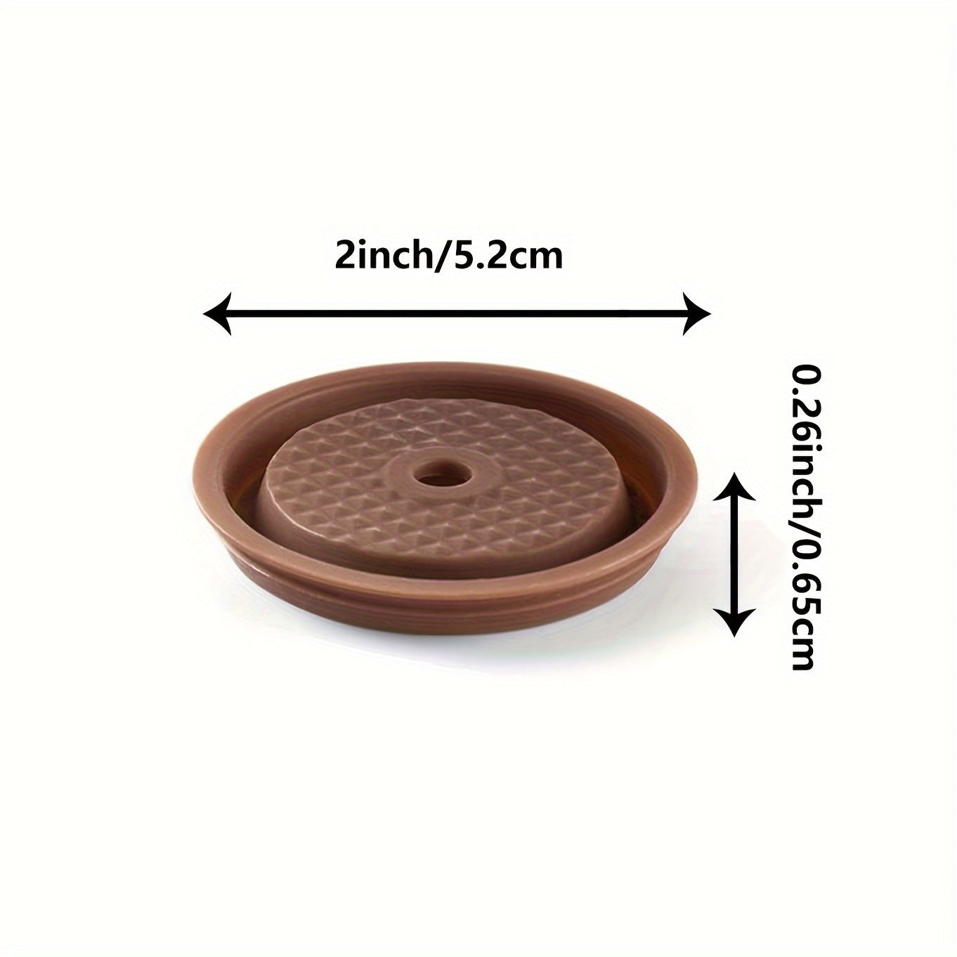 One pack of two reusable coffee capsule lids compatible with Nespresso Pods Vertuo, made of food grade silicone. These caps fit all sizes of reusable Nespresso Vertuo pods and come with a scoop and brush for easy refill.