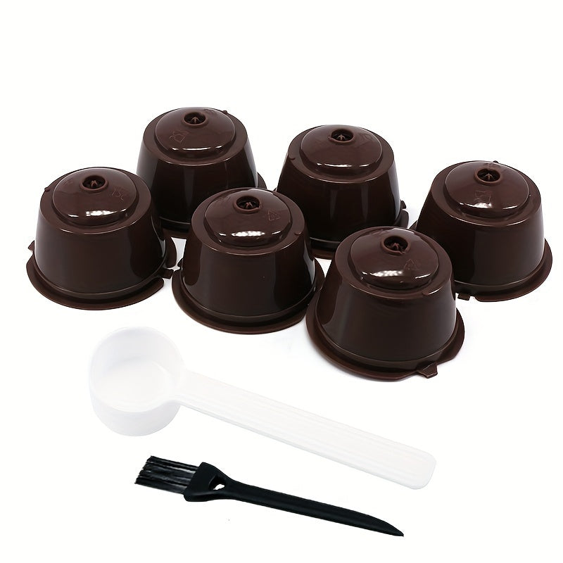 Reusable coffee capsule filters can be made using a 6-pack and a spoon brush, allowing you to create your own coffee capsules.