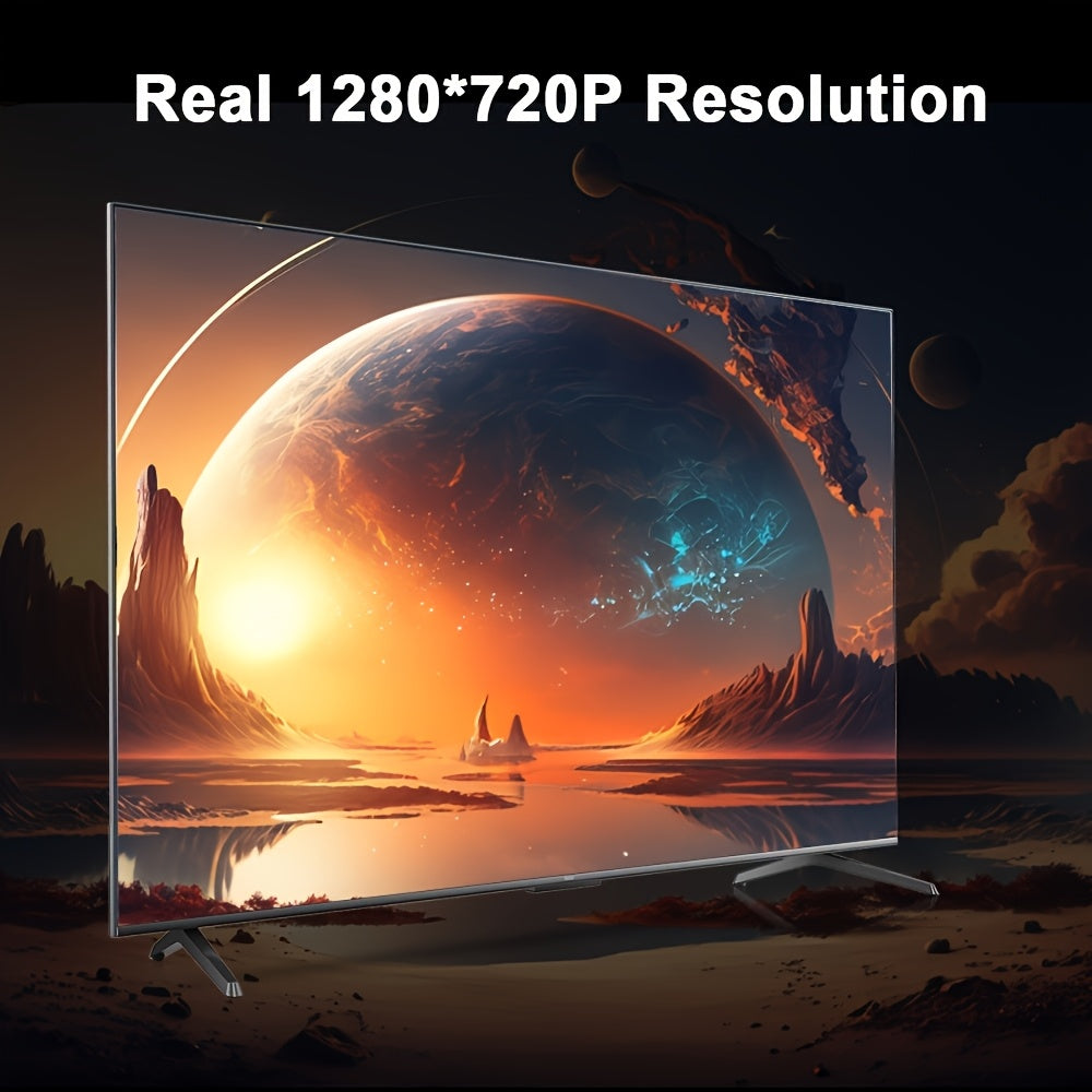 Magcubic HY300 Pro Mini Projector features 720P HD resolution, 260 ANSI lumens, 16:9 aspect ratio, table mount, remote control, Wi-Fi & Wireless 5.0, 4K auto correction, Android 11.0