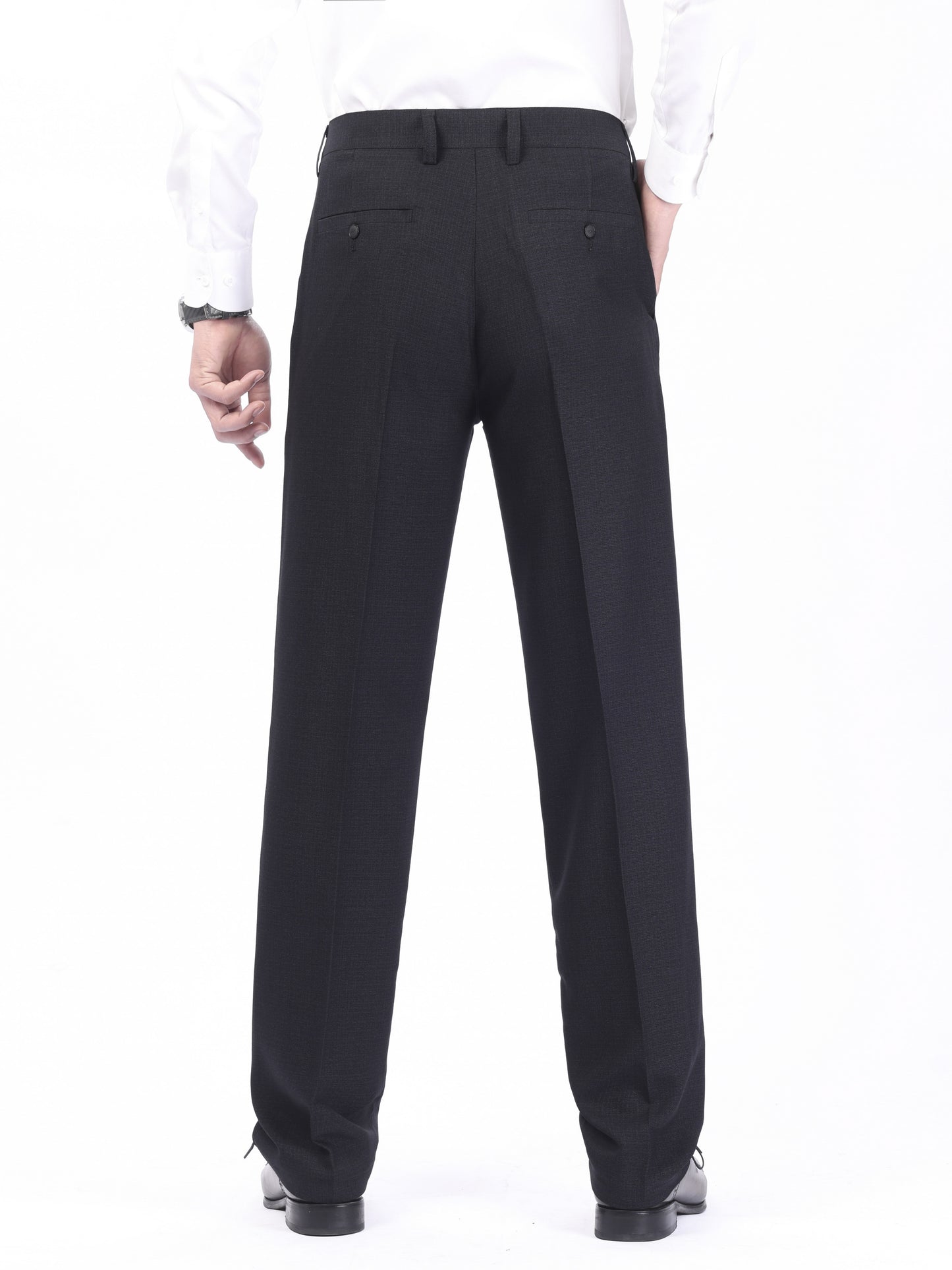 Large Men's Solid Color Business Pants