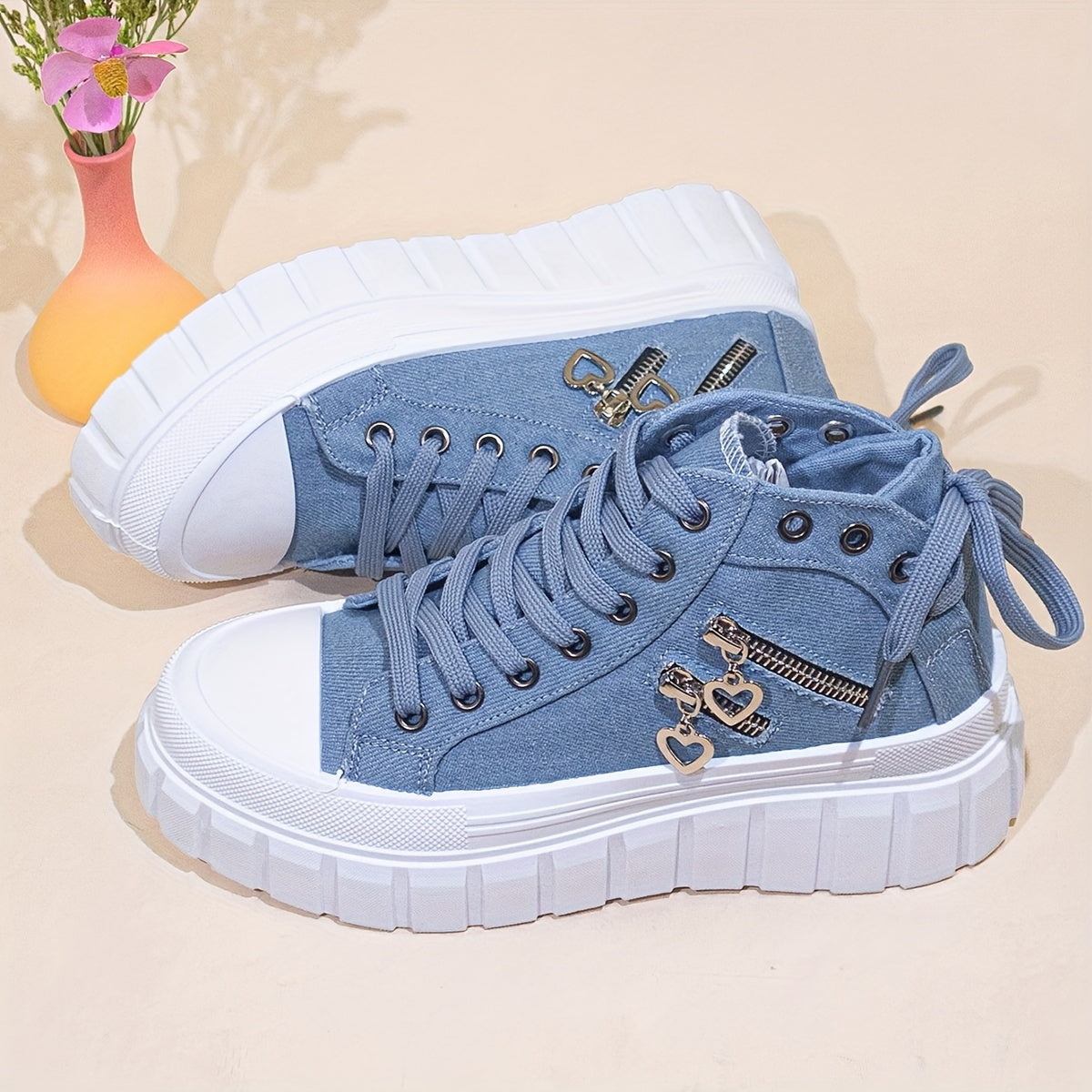 Women's high top sports shoes with thick soles for daily wear, from Four Seasons Outdoor.