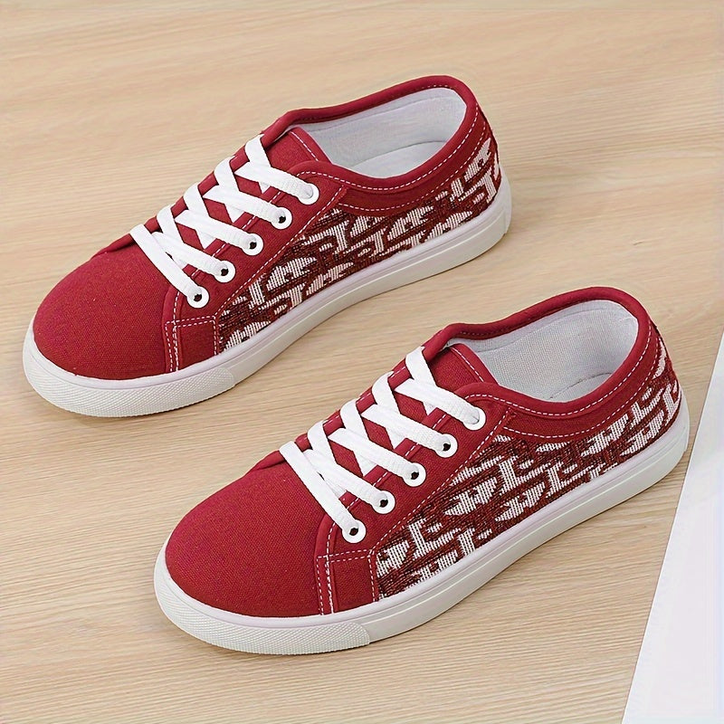 Simple low-top canvas shoes for women, versatile and trendy couple's style.