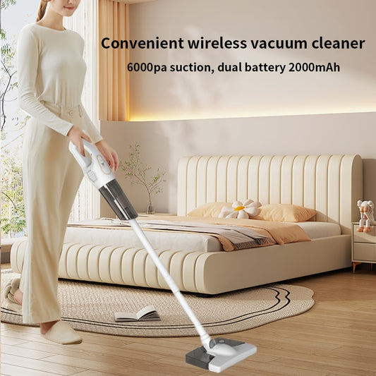 5/7 piece set of handheld vacuum cleaner with high-power suction, wireless, portable, 2000mAh lithium battery, USB rechargeable, cartridge filter, 45dB quiet operation, 6KPa suction, ABS