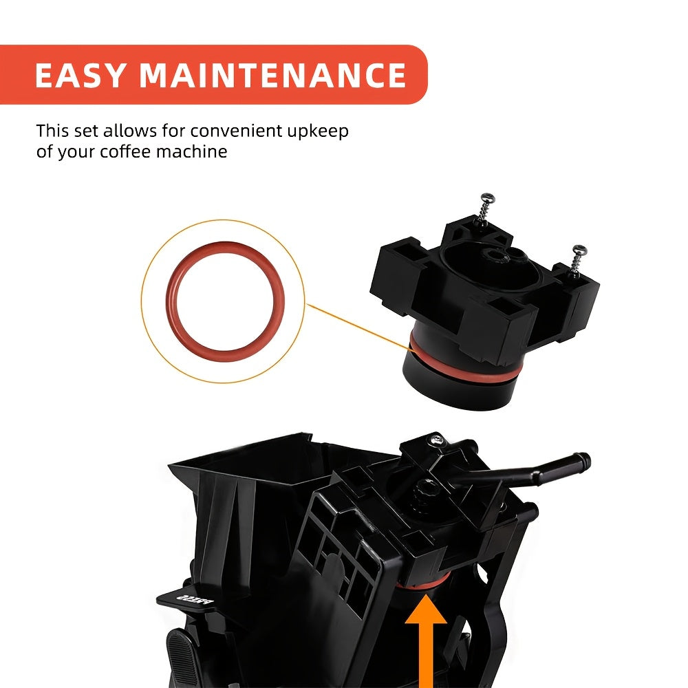 Sealing rings made of silicone, designed to fit Philips Saeco, Spidem, Gaggia, Krups, Solis coffee machines. These rings are compatible with the support valve, steam valve, and outlet valve in the brewing group, making them essential spare parts for your