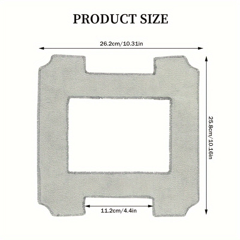 Комплект из 10 чистящих полотенец, разработанных для Ecovacs Winbot W1/W1 Pro, многоразовые микрофибровые сменные подушки, высококачественные запасные части для оконного пылесоса, полностью совместимые с Ecovacs Winbot W1