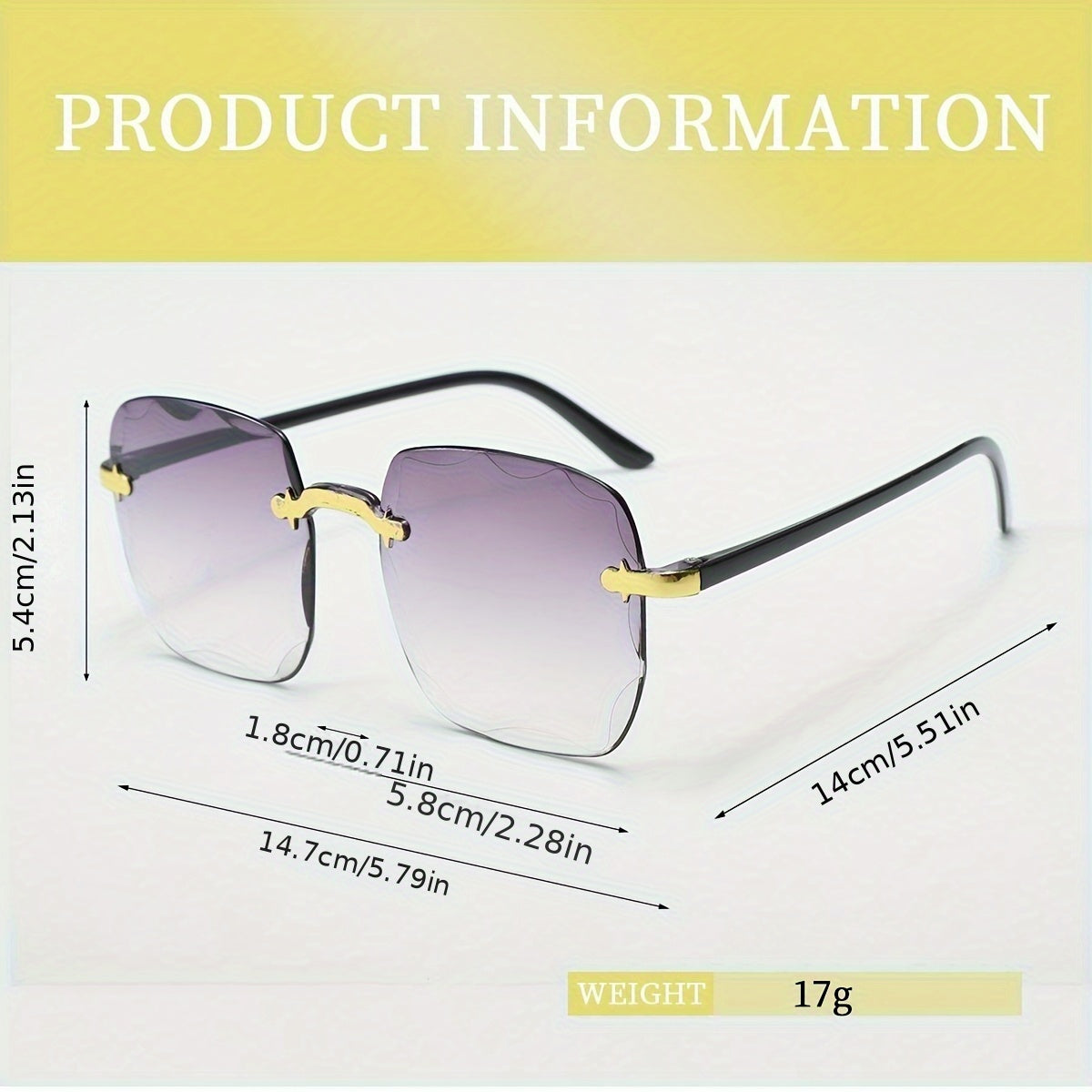 2-4pcs Geometric Pattern Retro Casual Glasses for Summer Hiking.