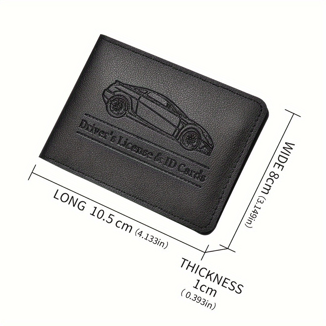 Stylish and lightweight cardholder designed to hold credit cards, driver's licenses, and ID cards for everyday use.