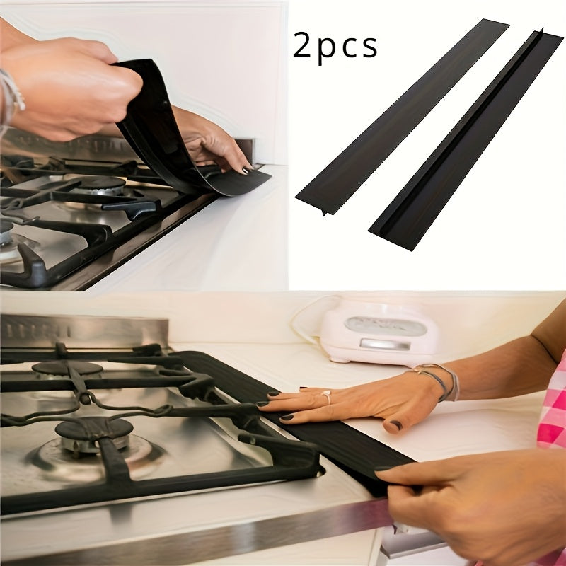 Protect your kitchen with our 2-Pack HeatGuard Silicone Gap Covers! Heat-resistant up to 320°C, waterproof, stain-proof, and non-flammable. Designed to fit any gap, perfect for cooking and countertop protection.